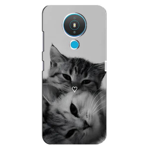 Чехол с принтом «Пара котов» для Nokia 1.4