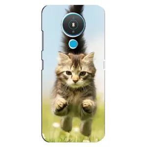 Чехлы с Котиками для Nokia 1.4 (VPrint) (Прыжок кота)