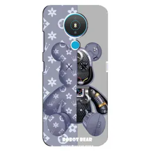 Крутые Чехлы Луи Виттон для Nokia 1.4 (AlphaPrint) (Робот Мишка)