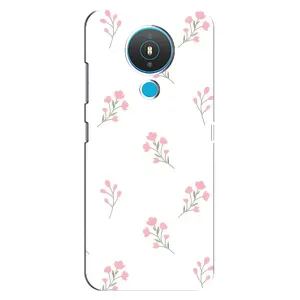 Чохол з розовим принтом для Nokia 1.4 (Рожеві квіти)