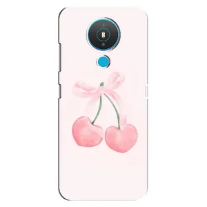 Чохол з розовим принтом для Nokia 1.4 (Рожеві вишні)