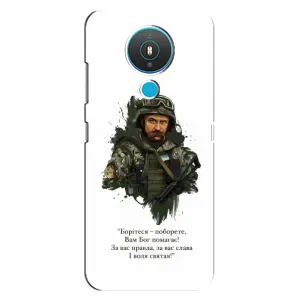 Чехлы для Nokia 1.4 с принтом Тараса Шевченко (AlphaPrint) (Шевченко воин)