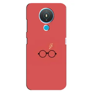 Чехлы с Гарри Поттером для Nokia 1.4 (AlphaPrint) (шрам и очки)