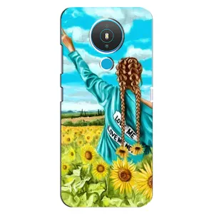 Чехол для Патриота Украины Nokia 1.4 - (AlphaPrint) (Украиночка)