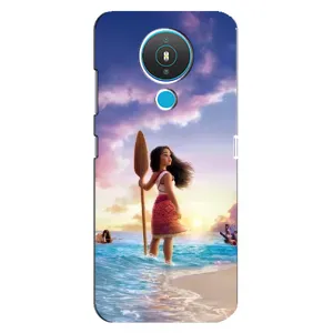 Чохол з мультфільмом Ваяна Nokia 1.4 (Моана з веслом)