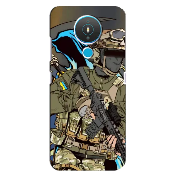 Чехол с принтом «Воин ВСУ» для Nokia 1.4