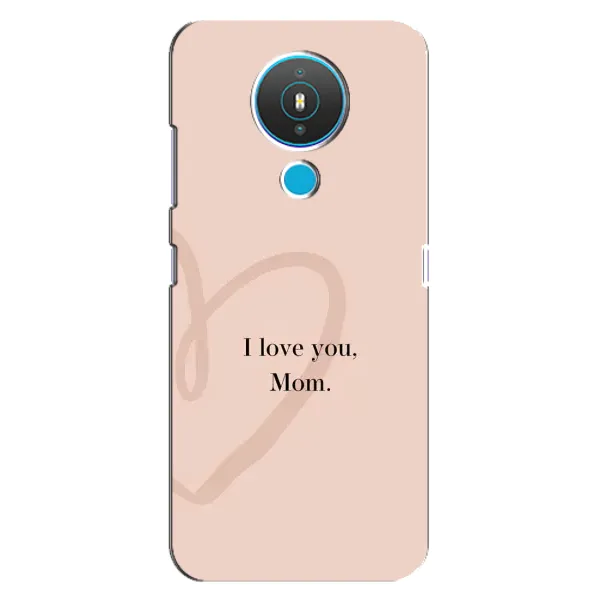 Чохол з принтом «Серце мамі» для Nokia 1.4