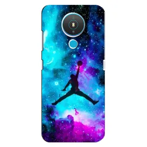 Чехлы для Nokia 1.4 - с картинкой JORDAN (AlphaPrint) (Яркий Джордан)
