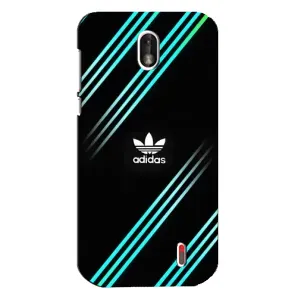 Чохли Адидас для Nokia 1 (AlphaPrint) (Адідас з полосами)