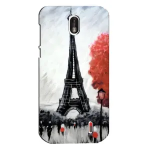 Чохол Ейфелева Вежа Nokia 1 - (AlphaPrint) (Вежа в Парижі)