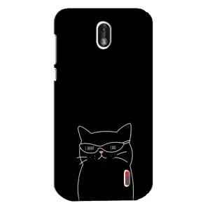 Чохол з малюнком кіт на Nokia 1 (Байдужий кіт)