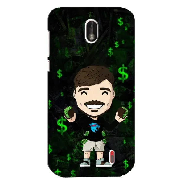 Чохол з принтом «Блогер Beast» для Nokia 1
