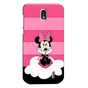 Міккі Маус чохол для Nokia 1 (AlphaPrint - Мультяшні) (Дівчинка Maus)