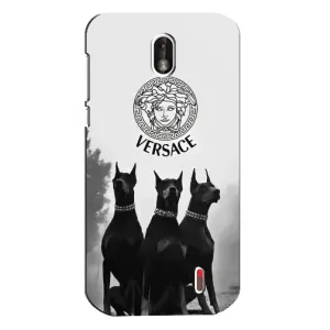 Чохли VERSACE для Нокіа 1 (PREMIUMPrint) (Доберман Версаче)