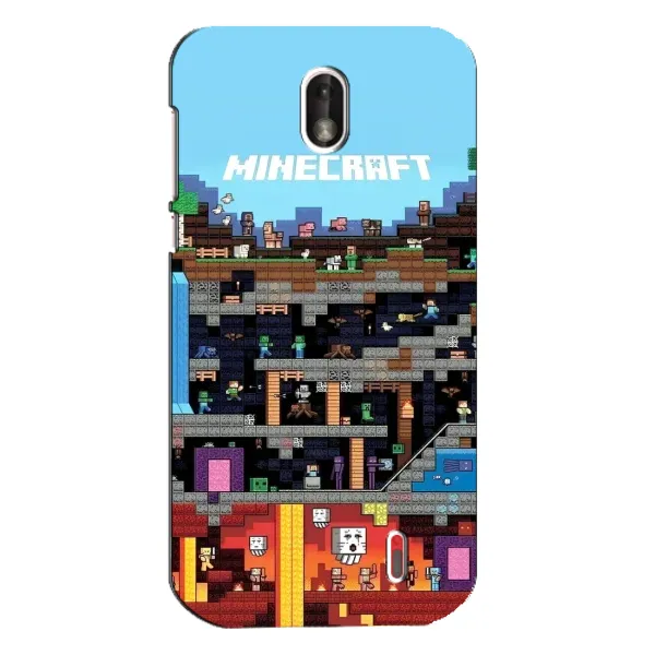 Чохол з принтом «фон Minecraft» для Nokia 1 Чохол з принтом «фон Minecraft» для Nokia 1