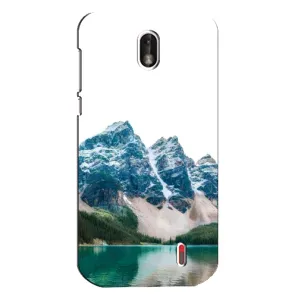 Силіконовий чохол з КАРТИНКАМИ літо для Nokia 1 (AlphaPrint) (Гори)