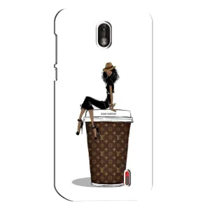 Чохли Луі Вітон для Nokia 1 (AlphaPrint - LOUIS VUITTON) (кава LOUIS VUITTON)