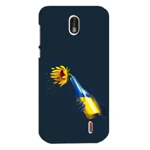 Чохол для Патріота України Nokia 1 - (AlphaPrint) (Коктель молотова)