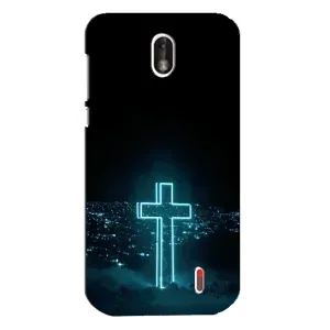 Чехол для Nokia 1 (AlphaPrint) - (Христианские)