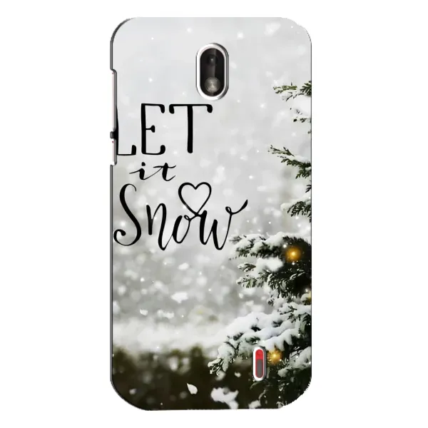 Чохол з принтом «Let it snow» для Nokia 1