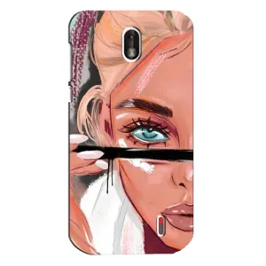 Чохол з друком для Nokia 1 - (Мода) (AlphaPrint) (Макіяж)