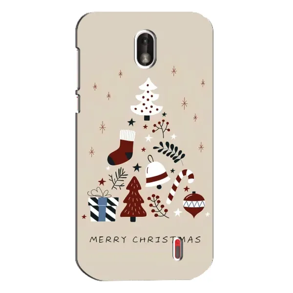 Чехол с принтом «Merry Christmas» для Nokia 1
