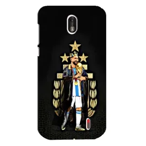 Чохли для Nokia 1 (Leo чемпіон) (AlphaPrint) (Мессі Король)