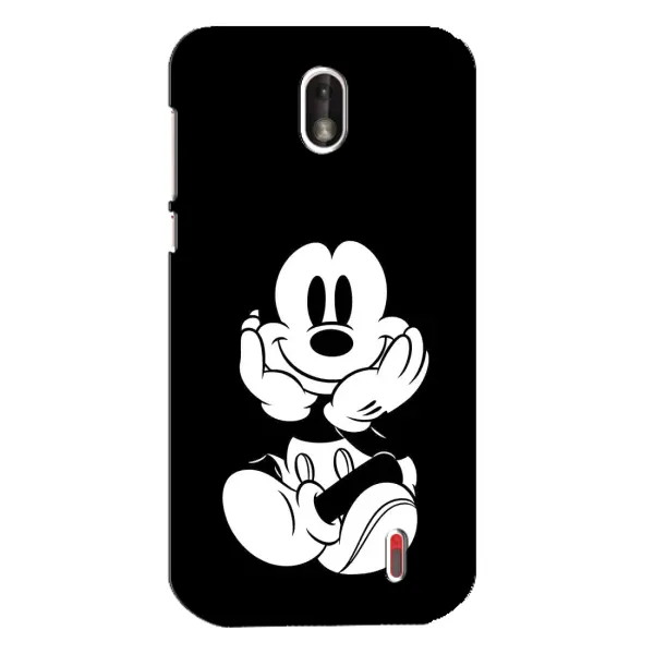 Чохол з принтом «Маус на чорному» для Nokia 1