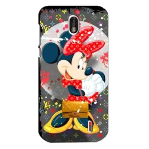 Чохол Disney Mouse Nokia 1 (PREMIUMPrint) (Minni з бантіком)