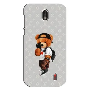 Бренднові Чохли для Nokia 1 - (PREMIUMPrint) (Ведмедик Луі)