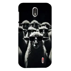 Чохол з принтом «Овечка в окулярах» для Nokia 1