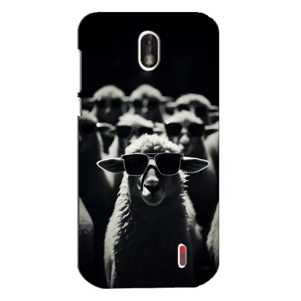 Чохол з принтом «Овечка в окулярах» для Nokia 1