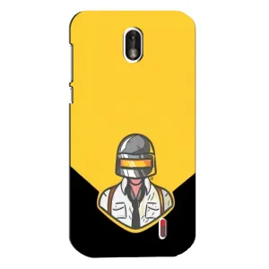 Чеjхол PUBG для Нокіа 1 (AlphaPrint) (Пабг в шоломі)