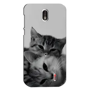 Чохол з малюнком кіт на Nokia 1 (Пара котів)