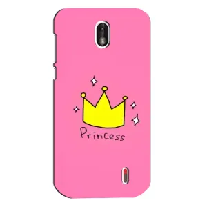 Чохол з картинкою (Стильні) Нокіа 1 - (AlphaPrint) (Princess)