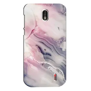 Мраморний чехол на Nokia 1 (VPrint) (Пурпурний Мрамор)