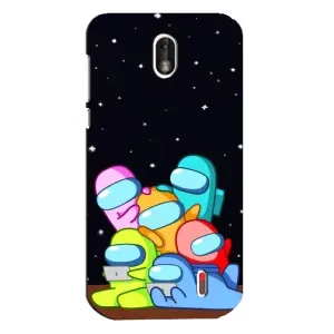 Чохли Амонг Ас для Nokia 1 (AlphaPrint) (Скіни в космосі)