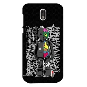 Чохли для Nokia 1 - Bearbrick Louis Vuitton (PREMIUMPrint) (Стиль Bearbrick)