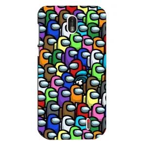 Чехол Амонг Ас для Nokia 1 (AlphaPrint)