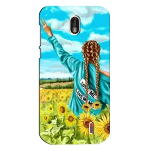 Чохол для Патріота України Nokia 1 - (AlphaPrint) (Україночка)