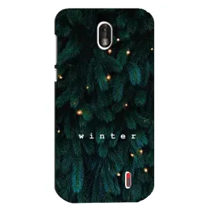 Новорічні, Святкові Чохли для Nokia 1 - 2024 год (Winter)