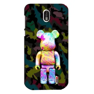 Чохли для Nokia 1 - Bearbrick Louis Vuitton (PREMIUMPrint) (Яскравий Bearbrick)