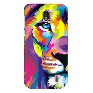 Чохол з картинкою ЛЕВ для Nokia 1 (VPrint) (Яскравий Лев)