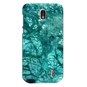 Мраморний чехол на Nokia 1 (VPrint) (Зелений мрамор)