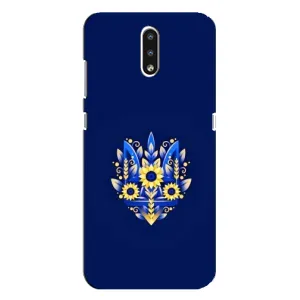 Чохли для Nokia 2.3 Укр. Символіка (AlphaPrint) (Квітковий Герб)