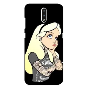 Чохол з друком для Nokia 2.3 - (Мода) (AlphaPrint) (Дівчина в тату)