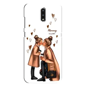 Чохол з друком для Nokia 2.3 - (Мама з дитинкою) (AlphaPrint) (Донька і мама)