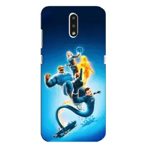 Чехол с принтом Фантастическая четверка для Nokia 2.3 (Герои Фантастическая Четверка)