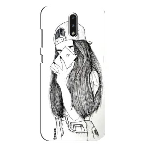 Чохол з друком для Nokia 2.3 - (Мода) (AlphaPrint) (Фото дівчини)