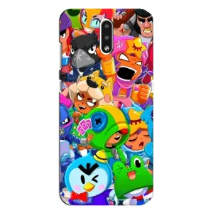 Чехлы Brawl Stars для Nokia 2.3 (AlphaPrint) (Герої Бравл Старс)